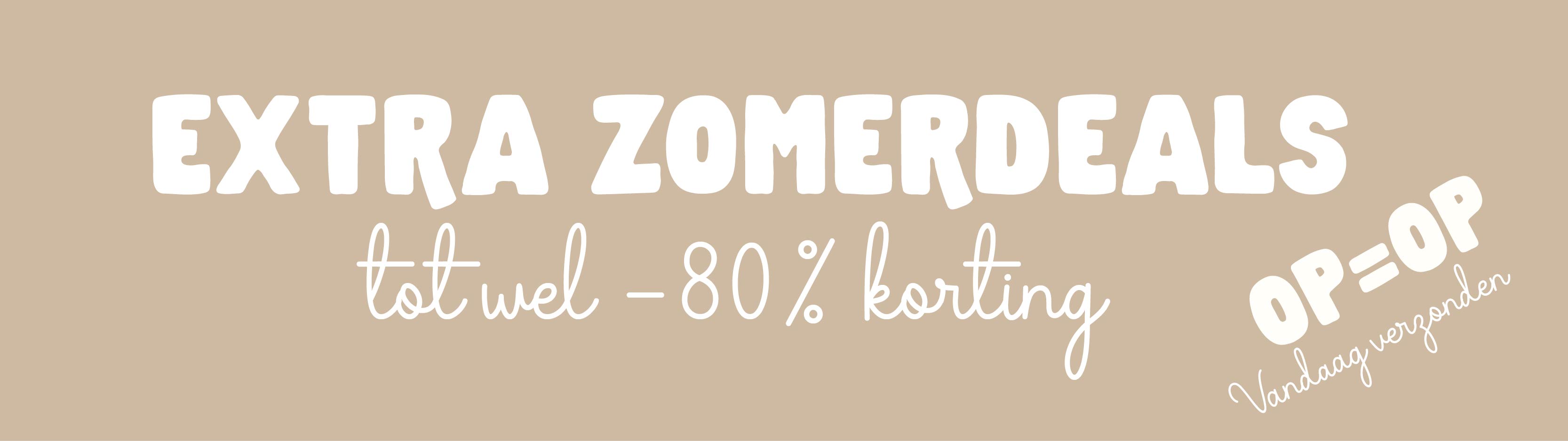 Extra Zomerdeals up to 70% 