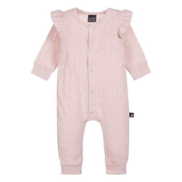 Ruffle boxpakje pointelle roze