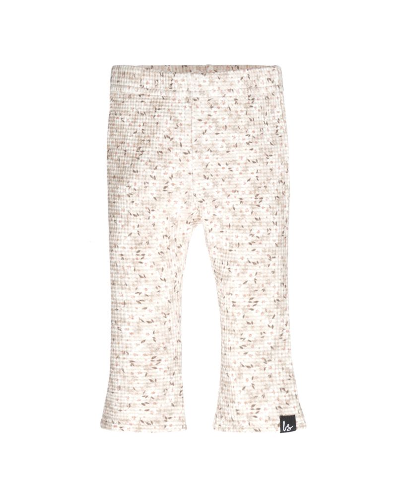 Flared pants flower bomb wafel (off white)