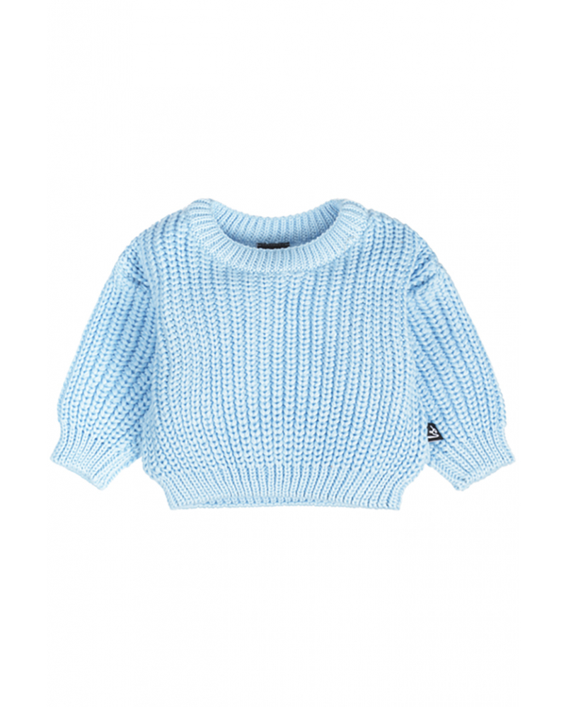 Knitted sweater (blue)