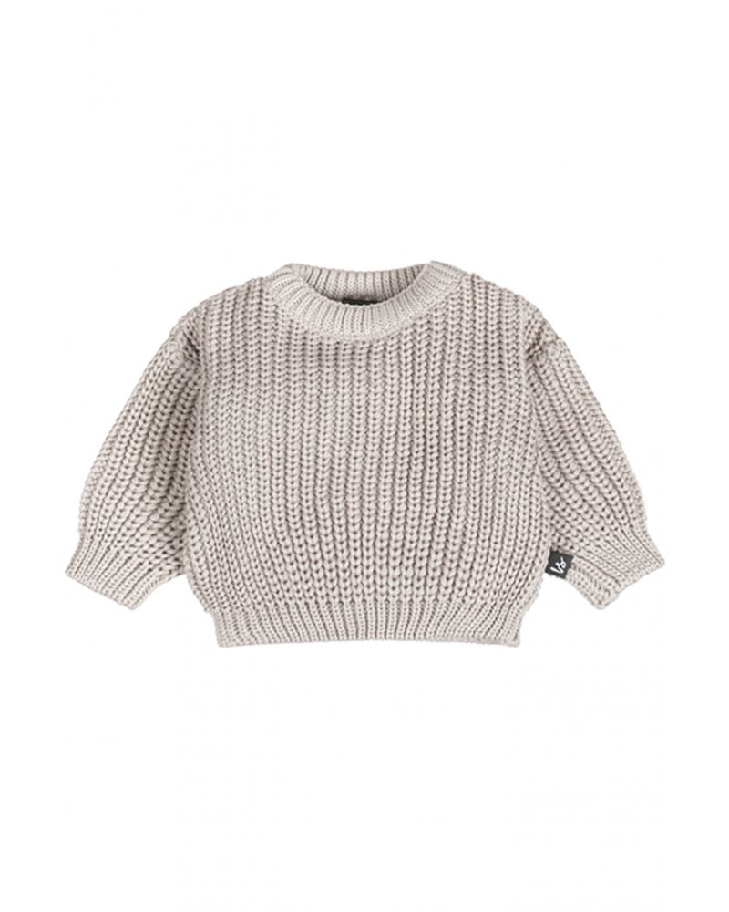 Knitted sweater (dusty sand)