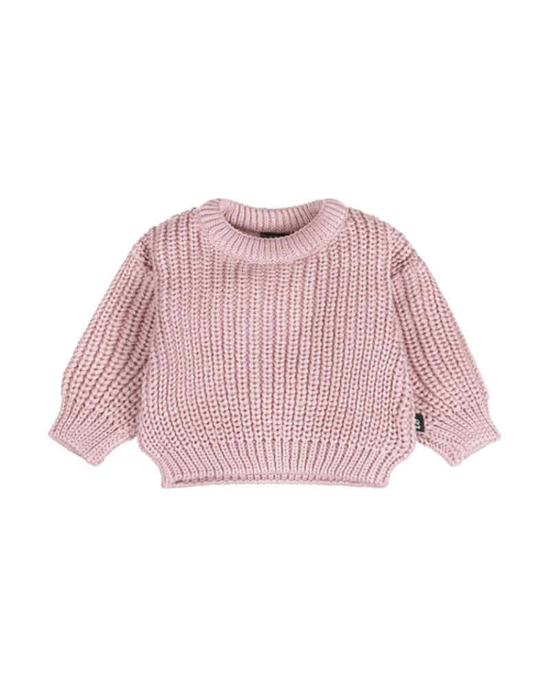 Knitted sweater (old pink)