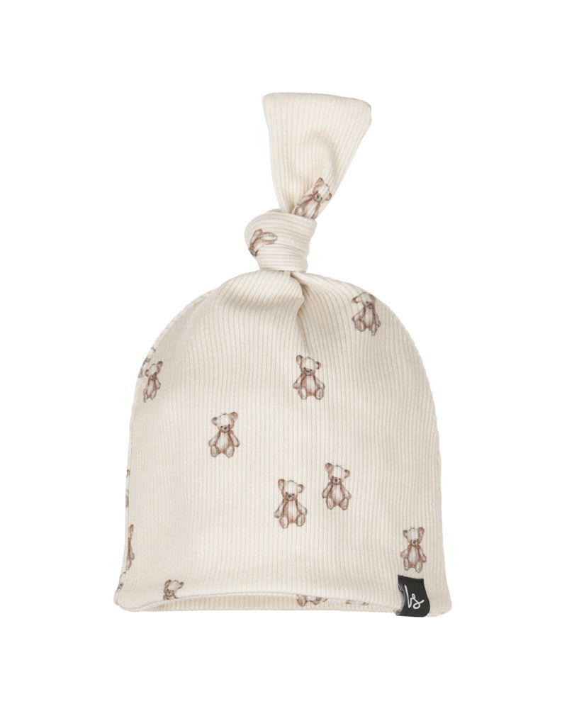 Knot mutsje teddy bear