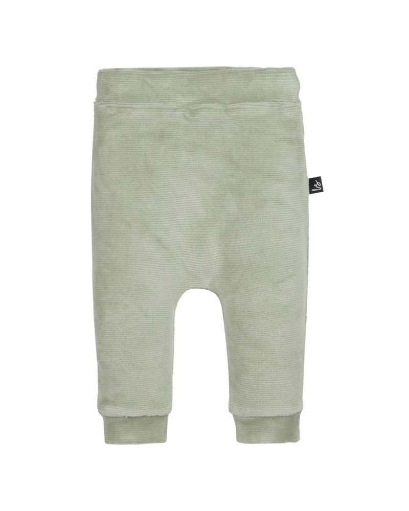 Soft rib broekje dusty green