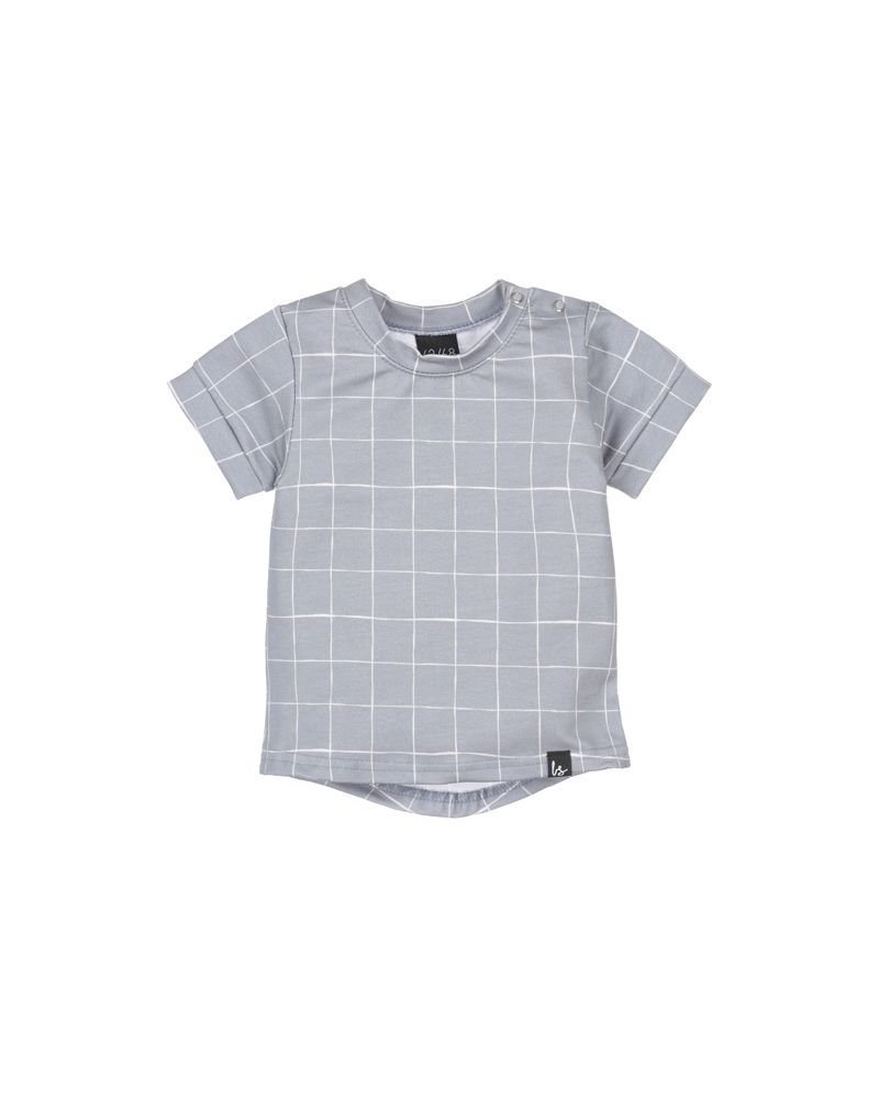 T-shirt grid (dusty blue)