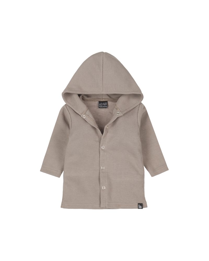 Wafel vestje light oak