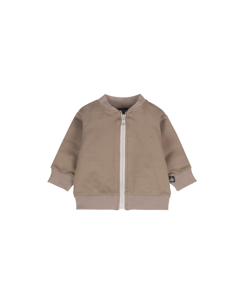 Zipper vestje light oak