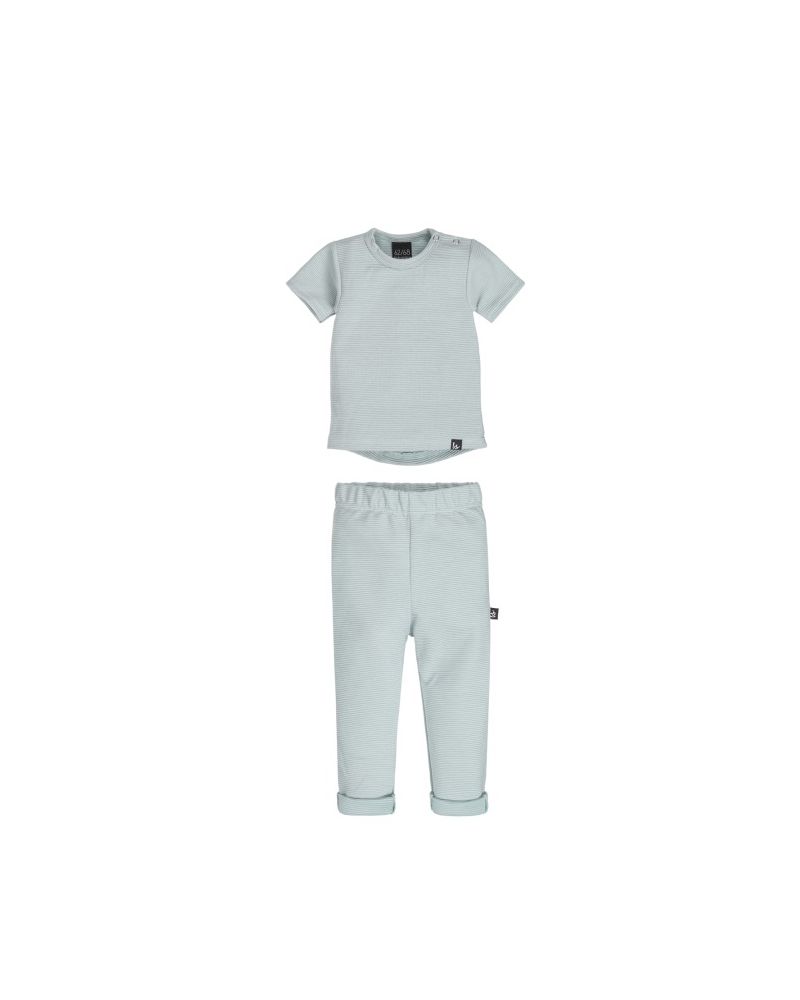 Outfit rib bottom green