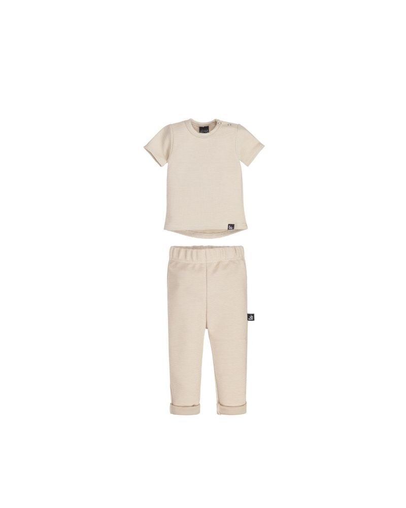 Outfit rib bottom sand