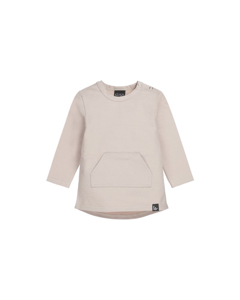 Pocket longsleeve shirt sand